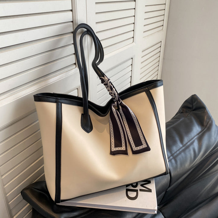 ÉLOISE™ - Contrast Trim Structured Tote Bag