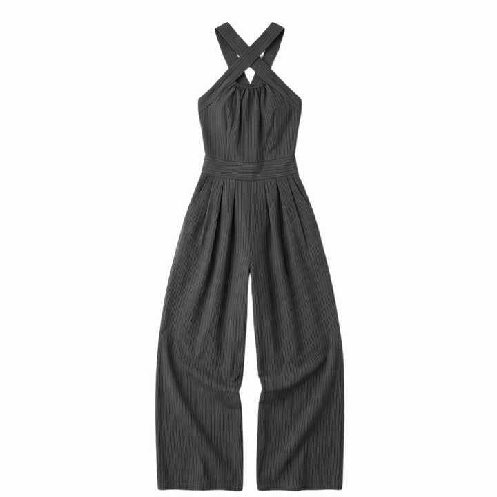 Camille™ | Open-Back Wide-Leg Jumpsuit