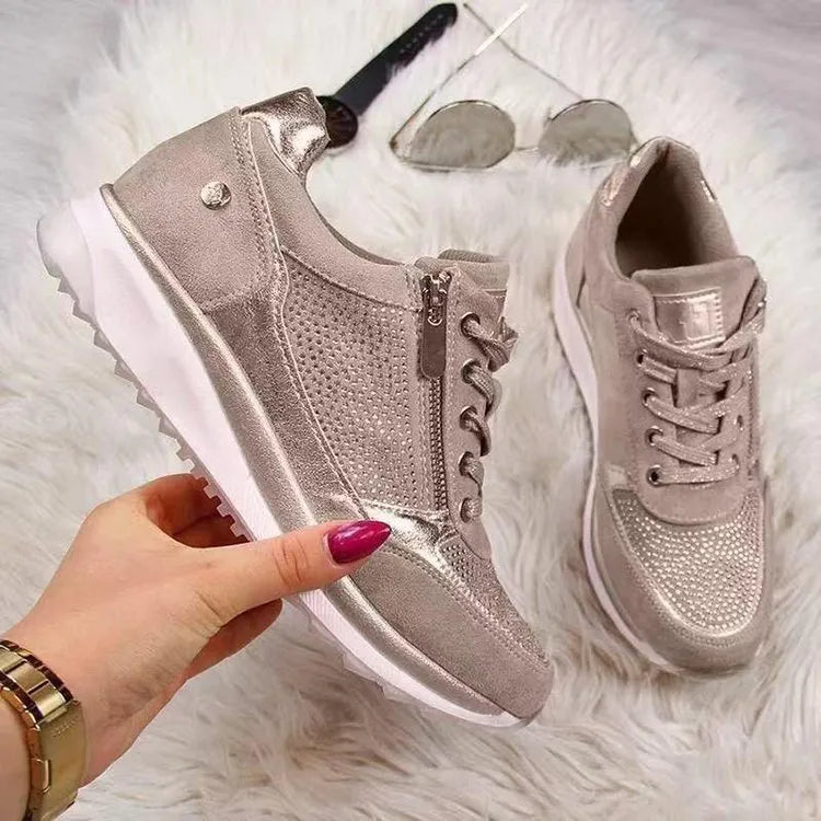 Ginette | Zip-Up Orthopedic Sneakers