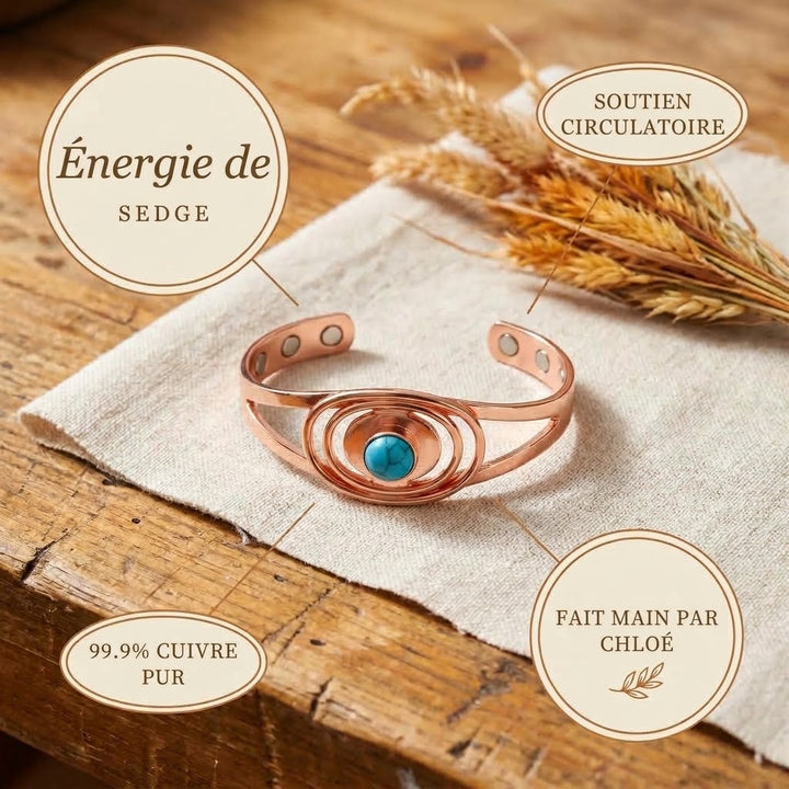 Bracelet en cuivre Sedge de Chloé