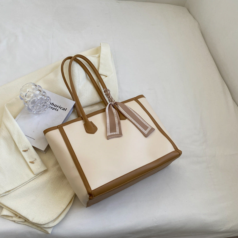 ÉLOISE™ - Contrast Trim Structured Tote Bag