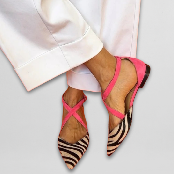 Mireva™ | Strappy Mary Jane Ballet Flats
