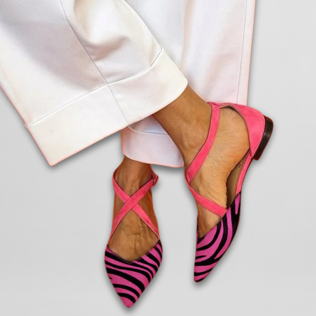 Mireva™ | Strappy Mary Jane Ballet Flats