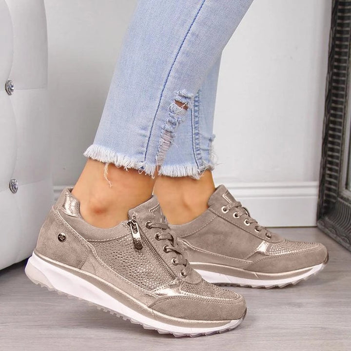 Ginette | Zip-Up Orthopedic Sneakers