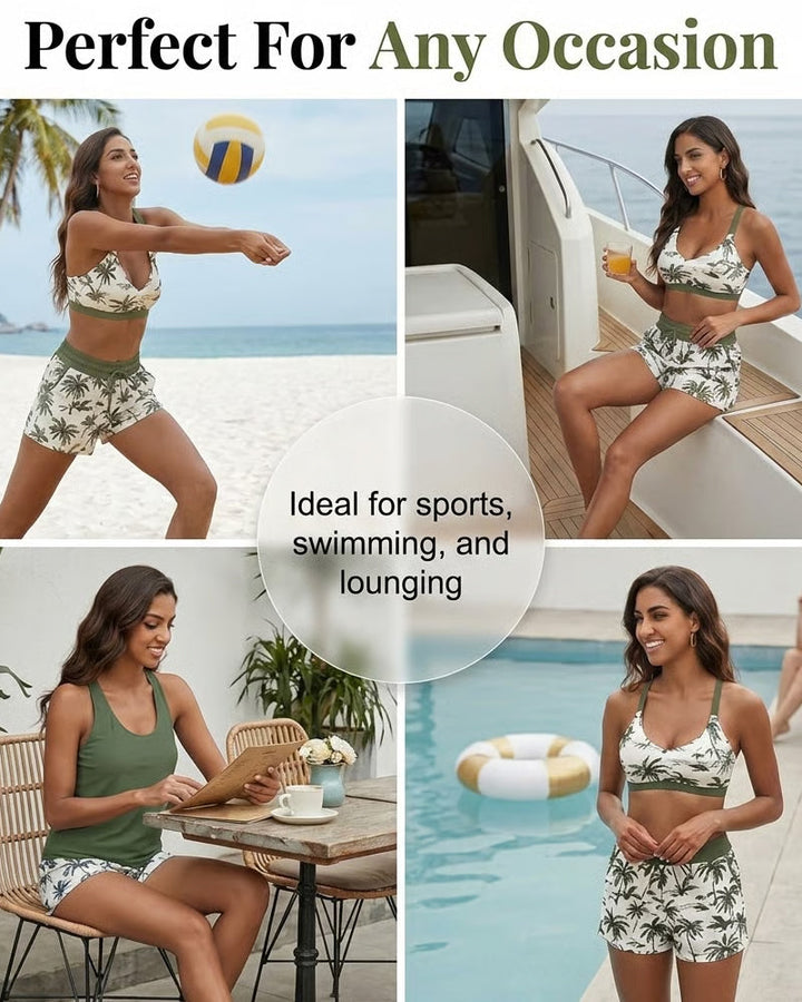 Sienna™ | 3PCS Raglan Bikini Set with Cover-Up
