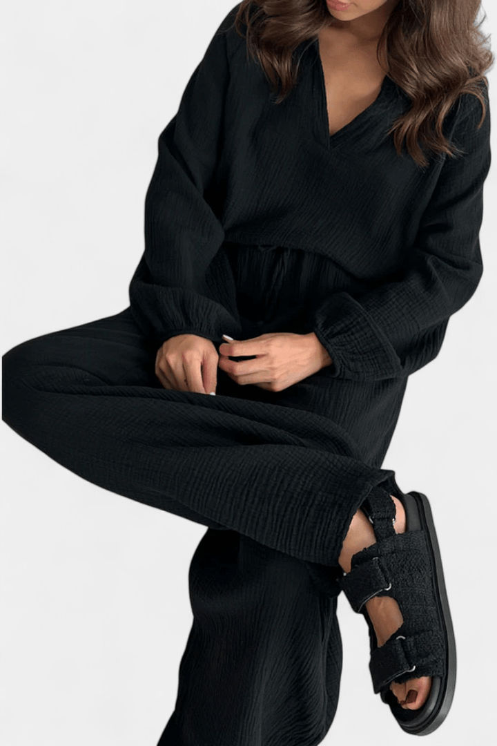 Solinne™ | Long Sleeve Two-Piece Set