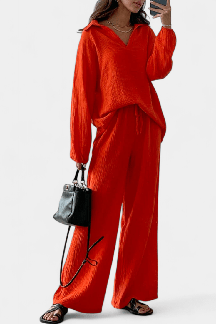 Solinne™ | Long Sleeve Two-Piece Set