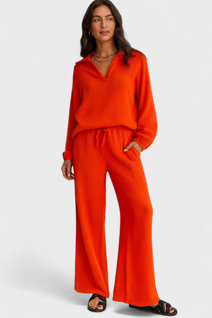 Solinne™ | Long Sleeve Two-Piece Set