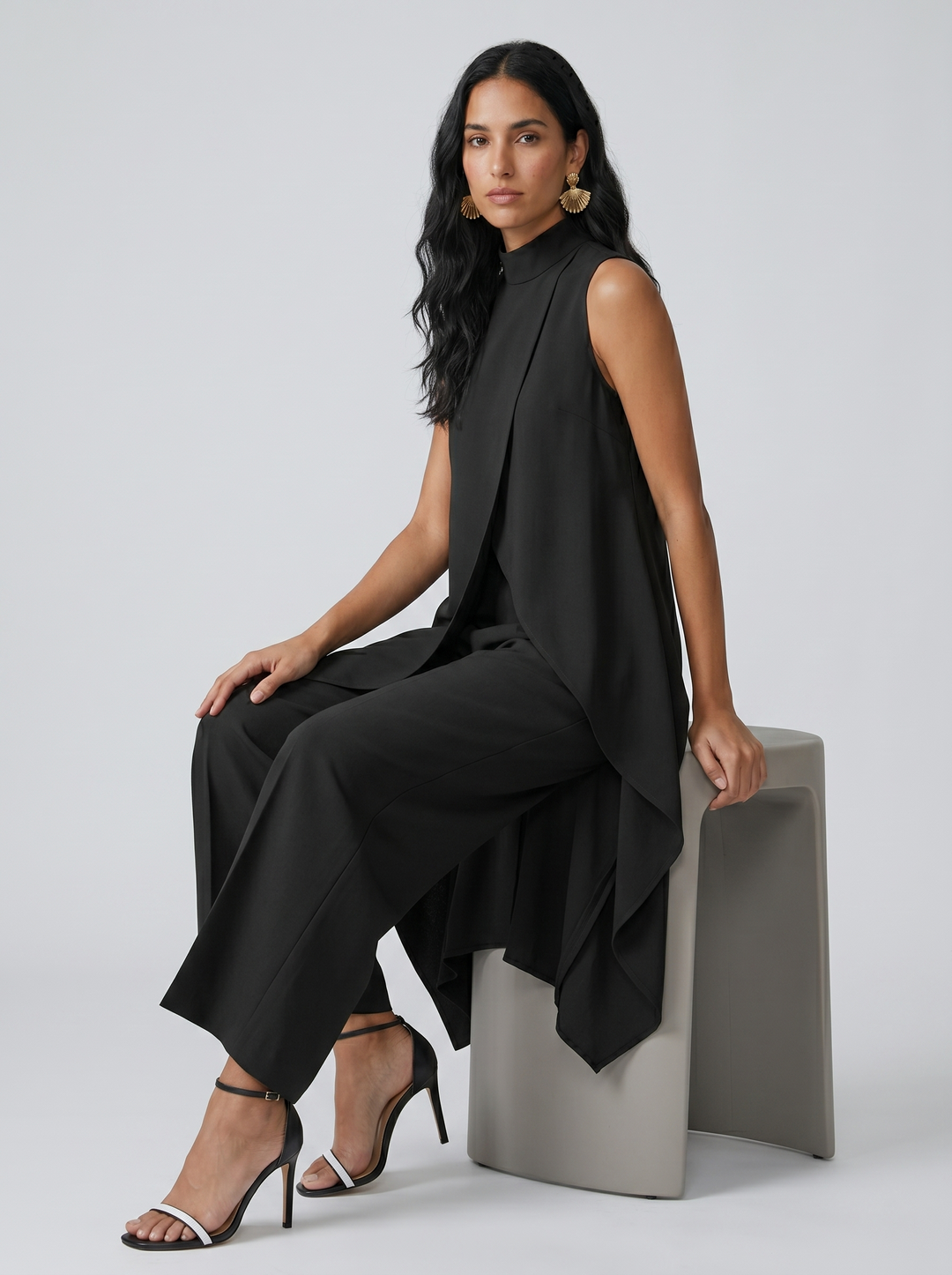 Isandra™ | Elegant Longline Two-Piece Set