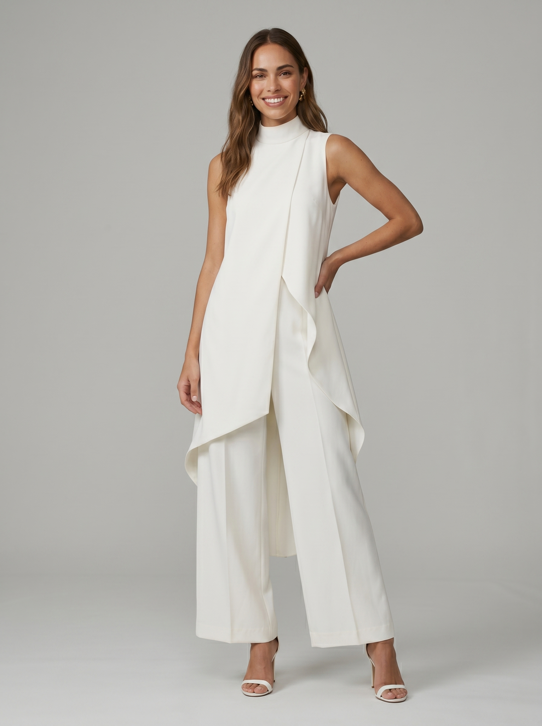 Isandra™ | Elegant Longline Two-Piece Set