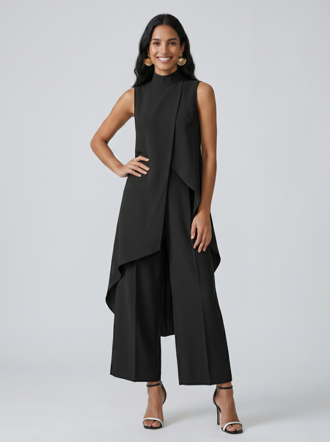 Isandra™ | Elegant Longline Two-Piece Set
