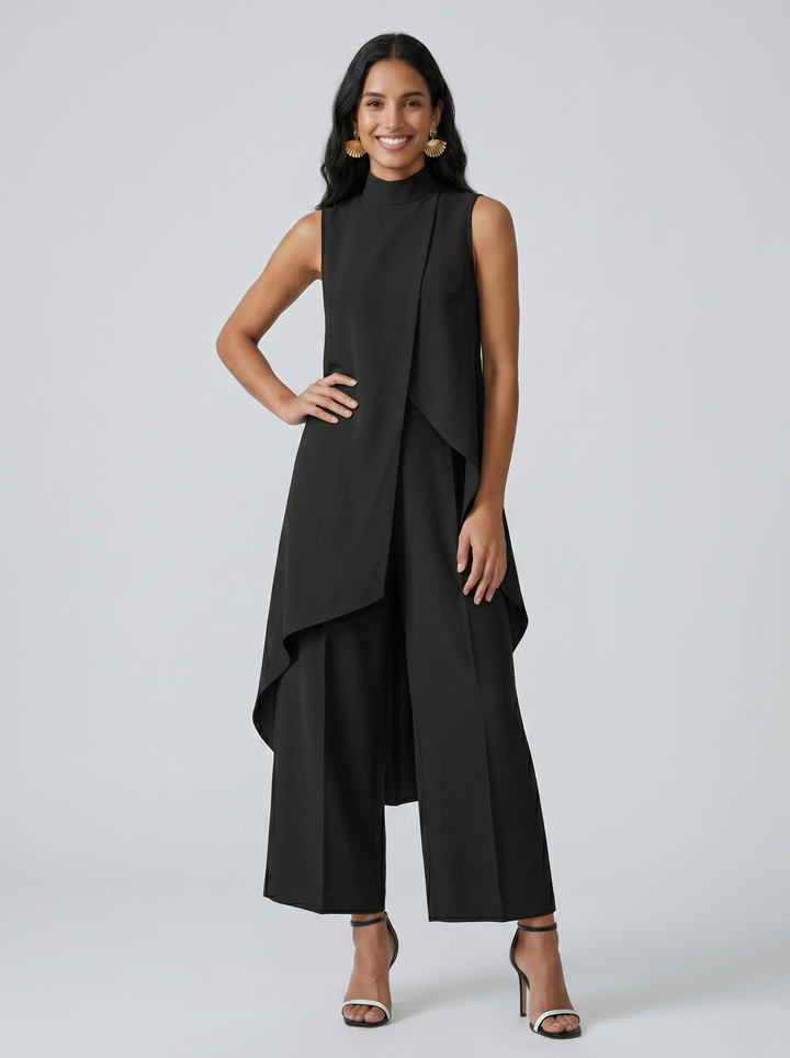 Isandra™ | Elegant Longline Two-Piece Set