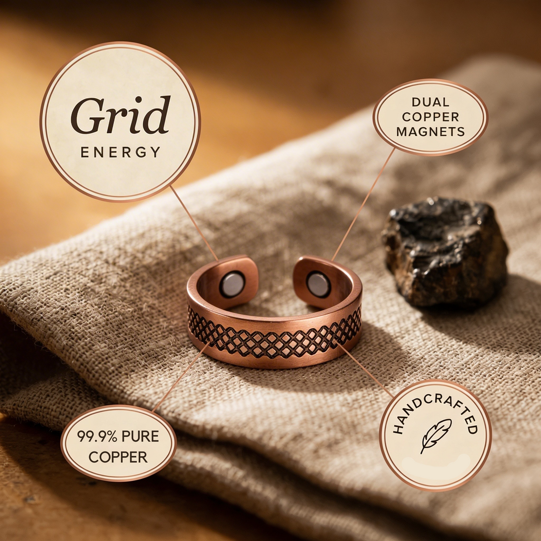 Bague en cuivre Grid de Chloé – vue 5