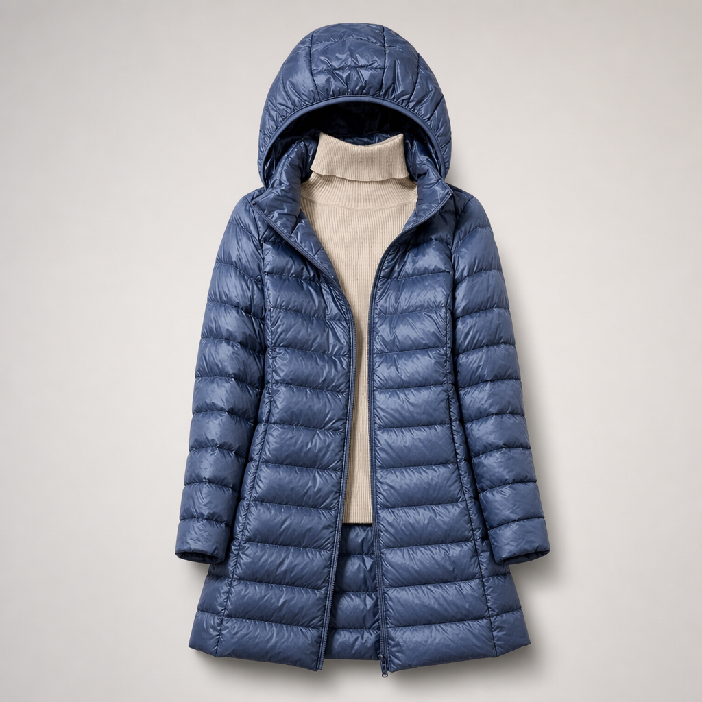 Sarah™ | Ultralight Packable Hooded Puffer Jacket