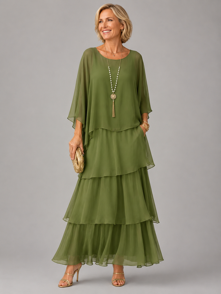 Avielle™ | Elegant Flowy Maxi Dress