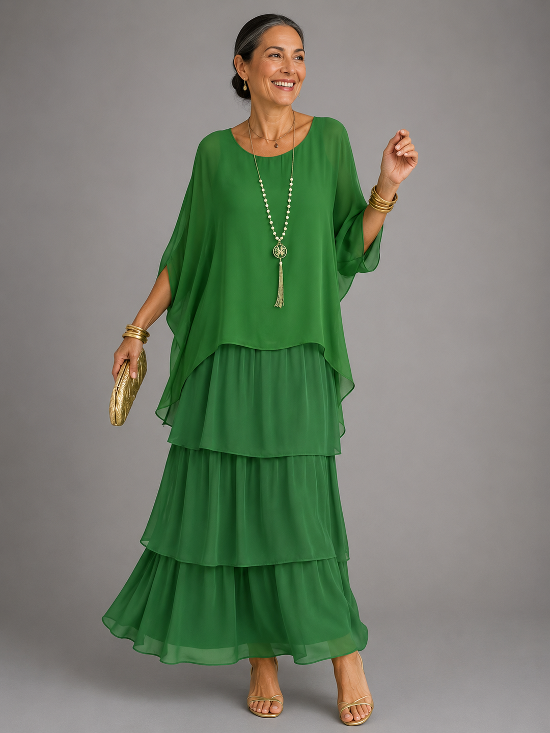 Avielle™ | Elegant Flowy Maxi Dress
