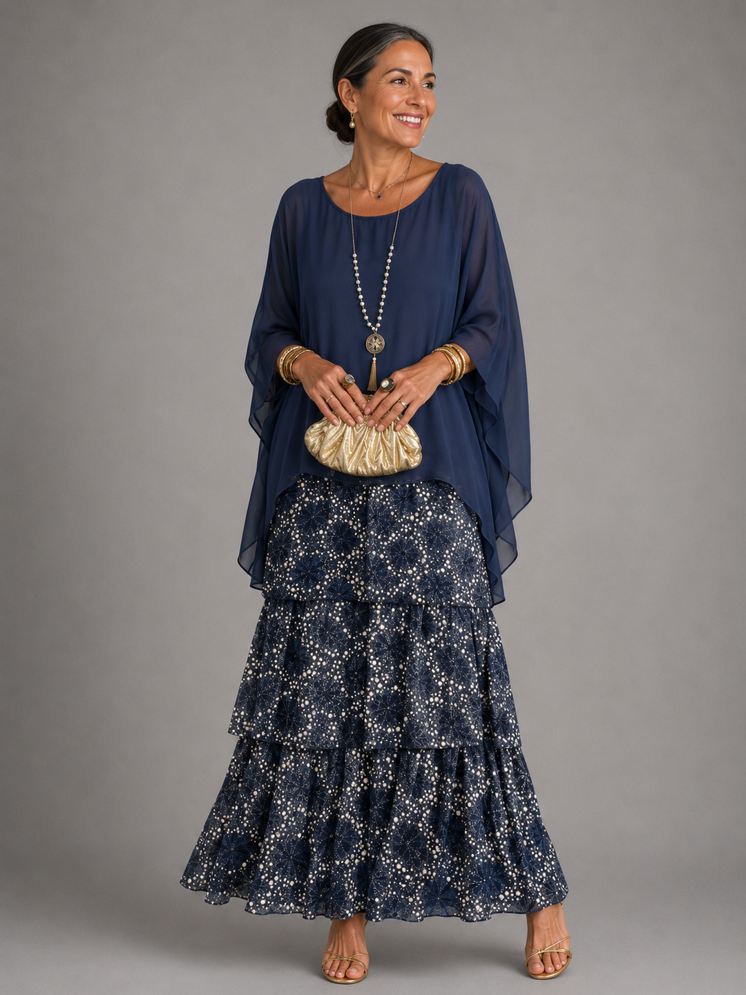 Avielle™ | Elegant Flowy Maxi Dress