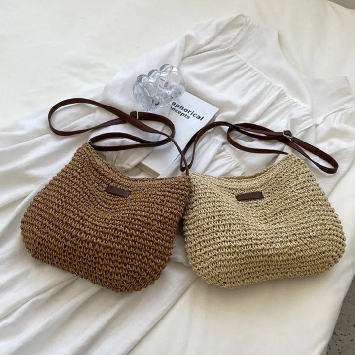 Margaux™ | Straw Crossbody Bag