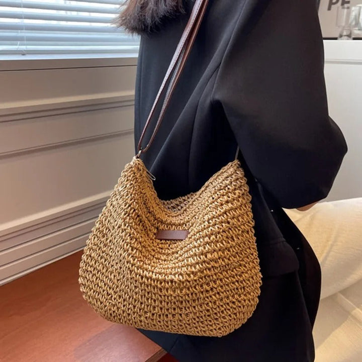 Margaux™ | Straw Crossbody Bag