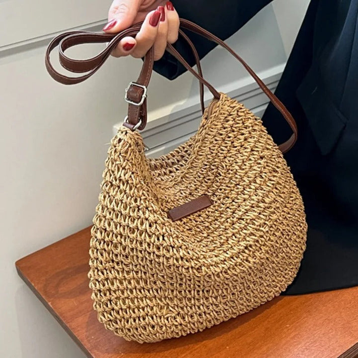 Margaux™ | Straw Crossbody Bag
