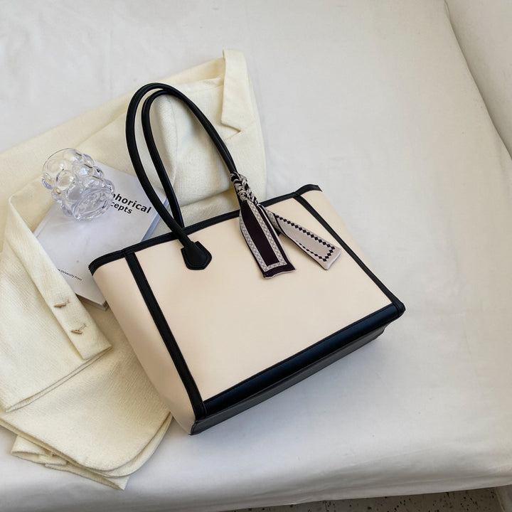ÉLOISE™ - Contrast Trim Structured Tote Bag