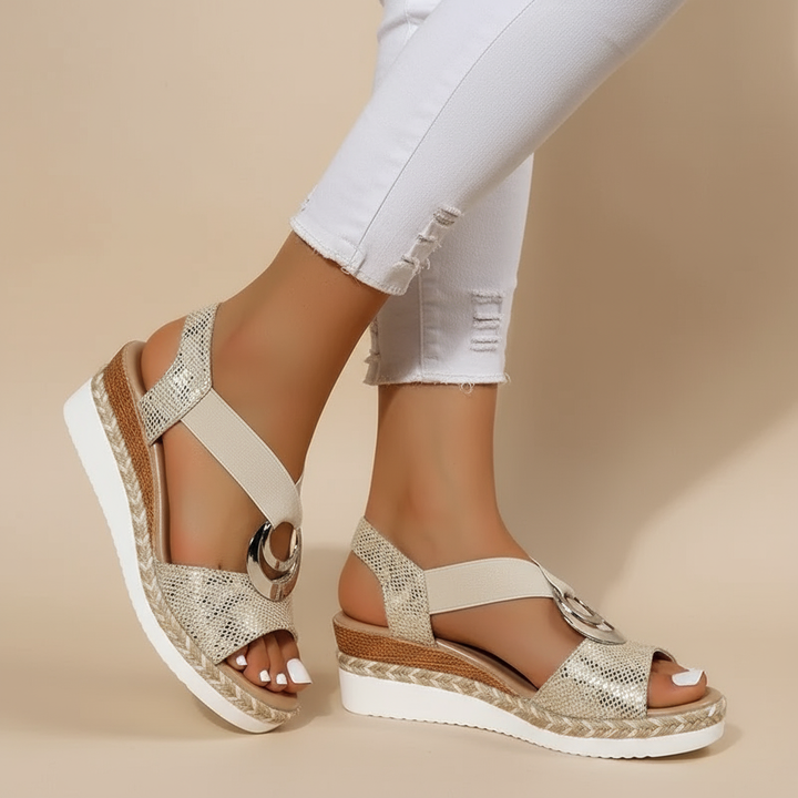Myla™ │ Elegant Platform Sandals