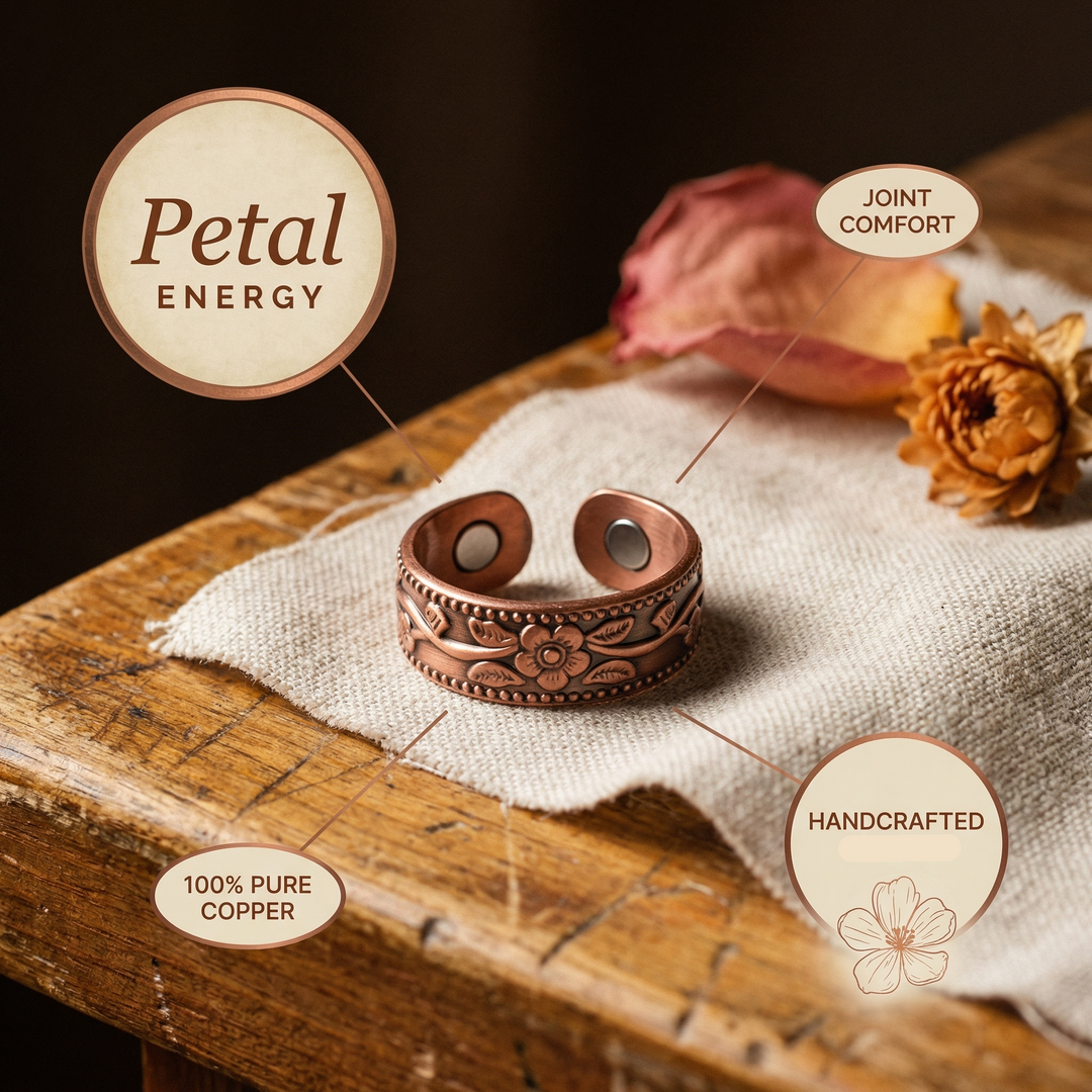Bague en cuivre Petal de Chloé – vue 5