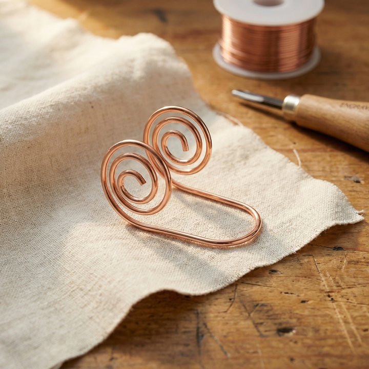Spirale de main en cuivre Flow de Chloé