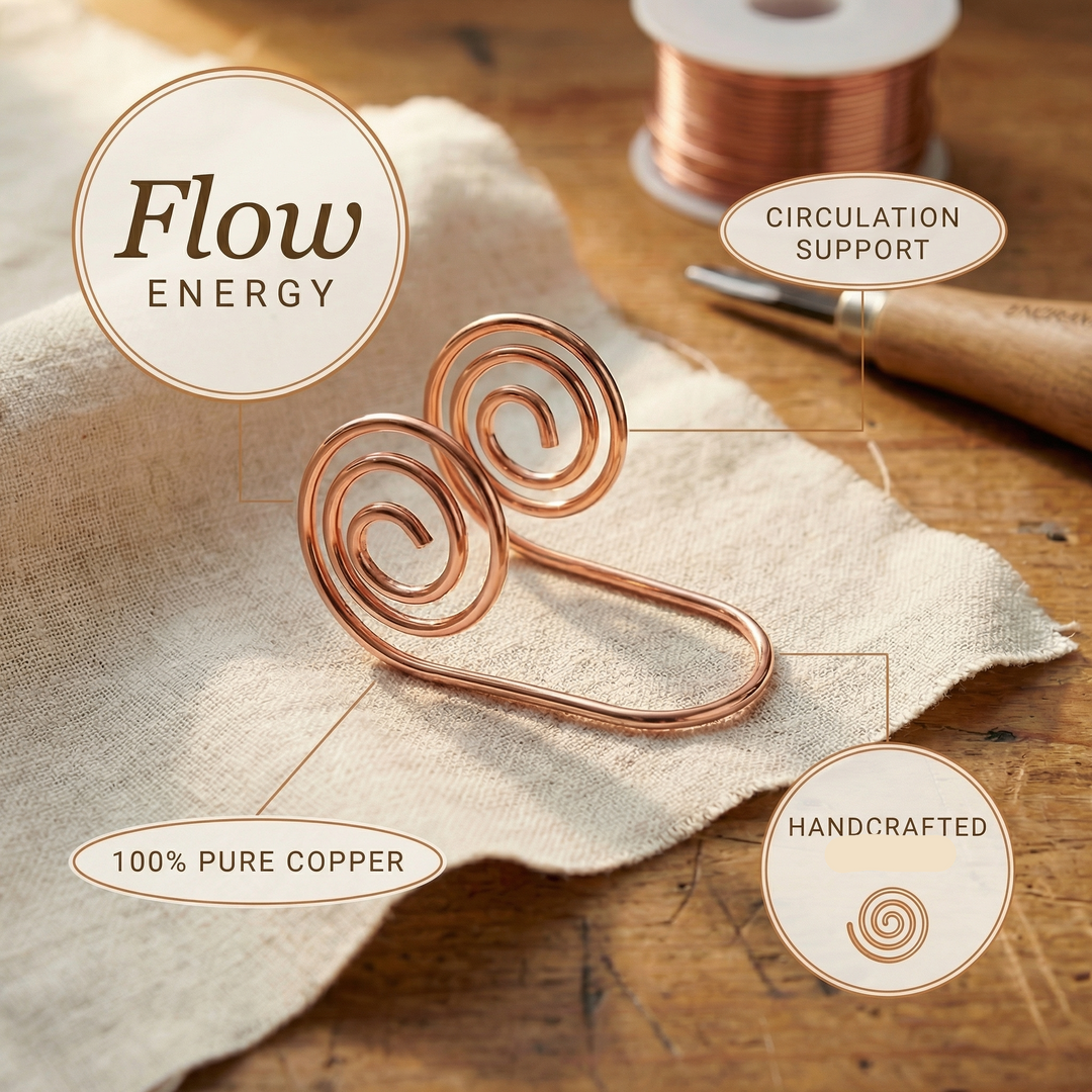 Spirale de main en cuivre Flow de Chloé – vue 5