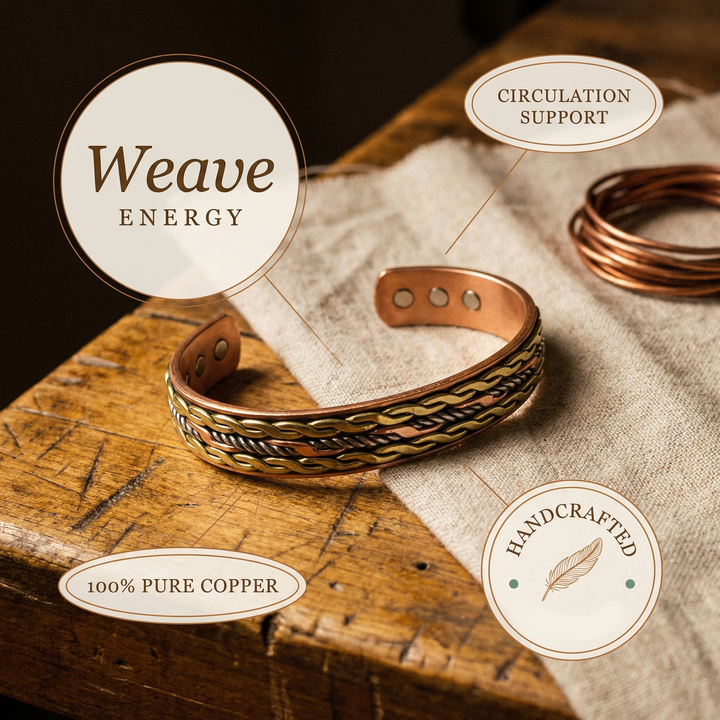 Bracelet en cuivre Weave de Chloé – vue 5