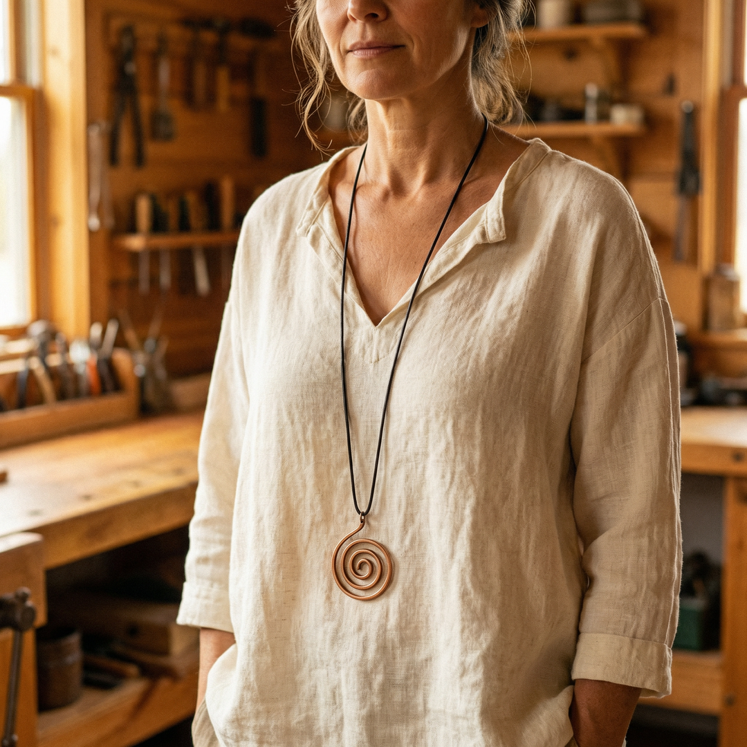 Collier en cuivre Mesa de Chloé – vue 2