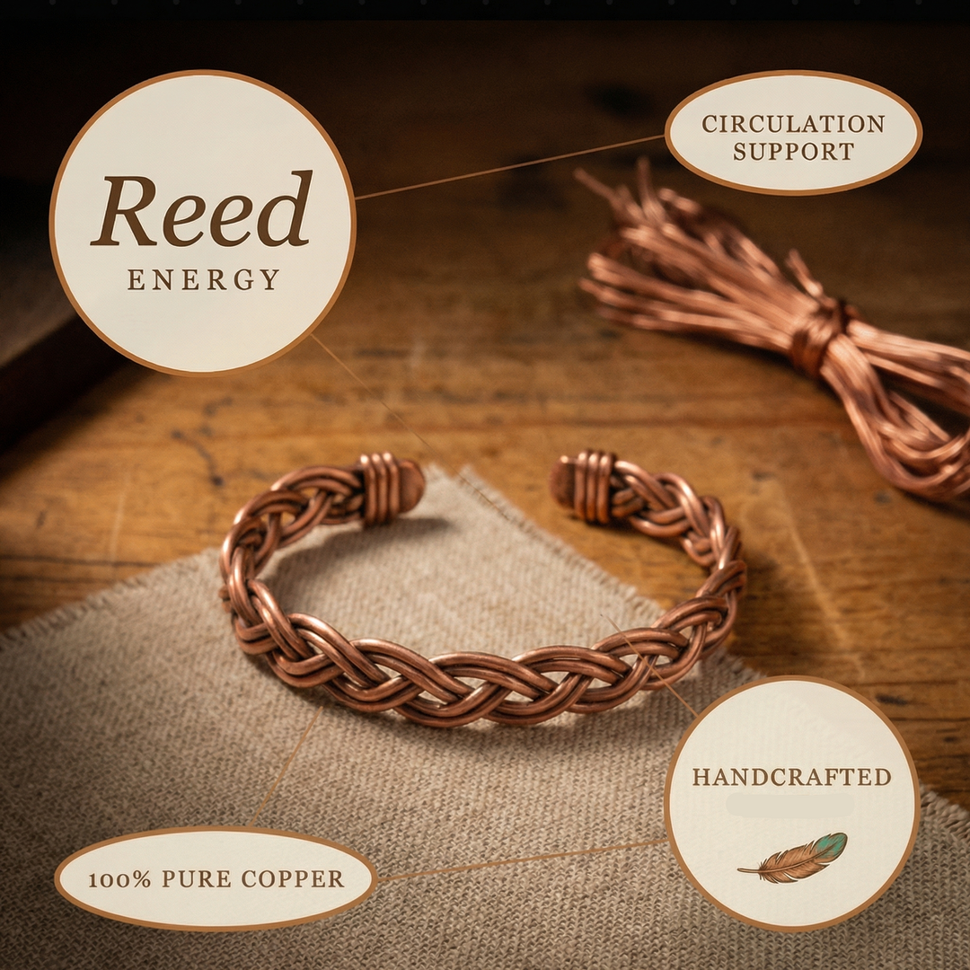 Bracelet de cheville en cuivre Reed de Chloé – vue 5