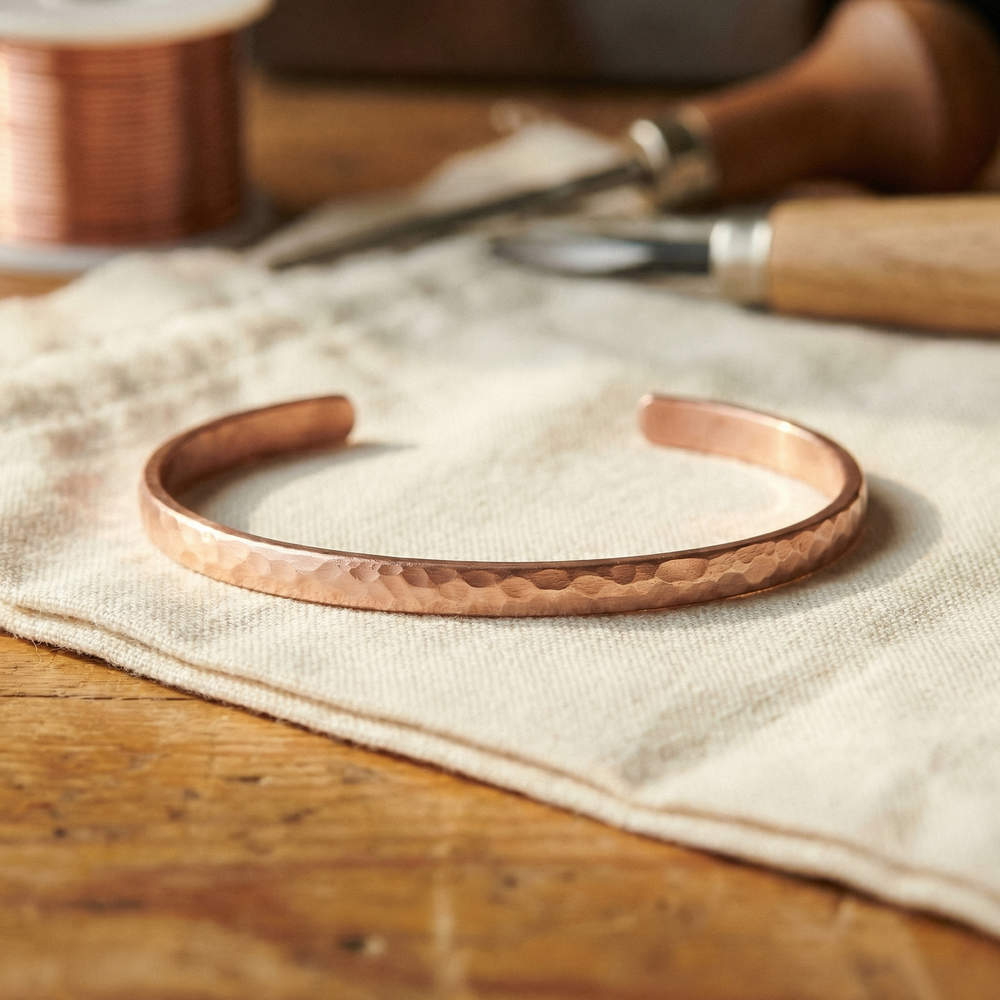 Bracelet de cheville en cuivre Sand de Chloé – vue 2
