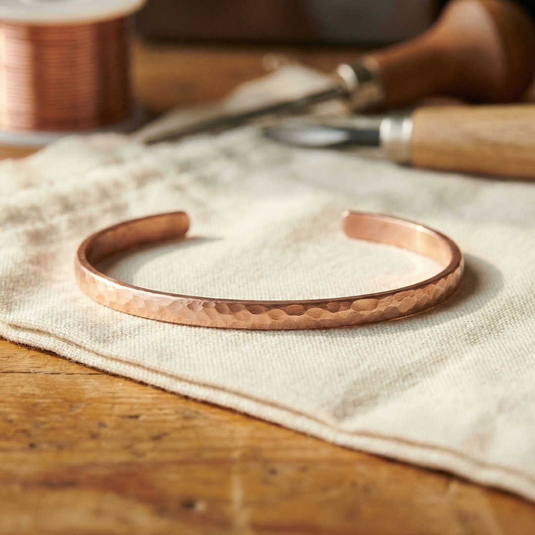 Bracelet de cheville en cuivre Sand de Chloé – vue 2