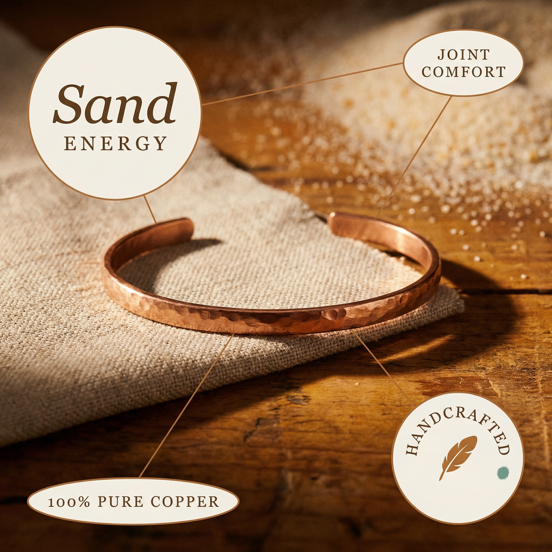 Bracelet de cheville en cuivre Sand de Chloé – vue 5