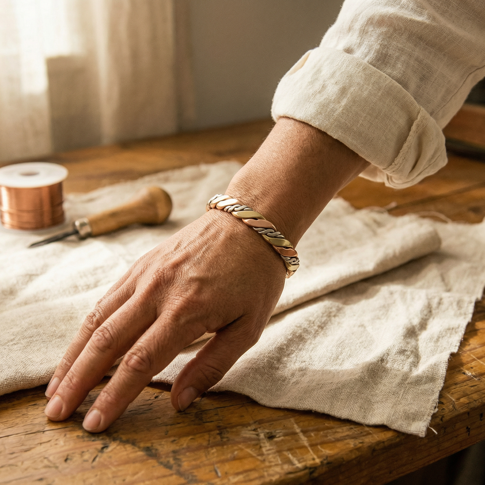 Bracelet en cuivre Stone de Chloé – vue 2