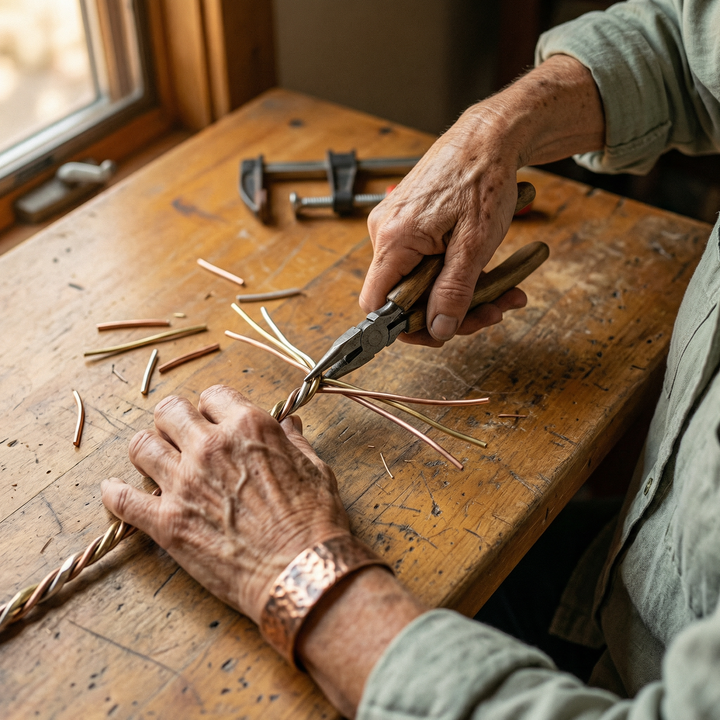 Bracelet en cuivre Stone de Chloé – vue 4