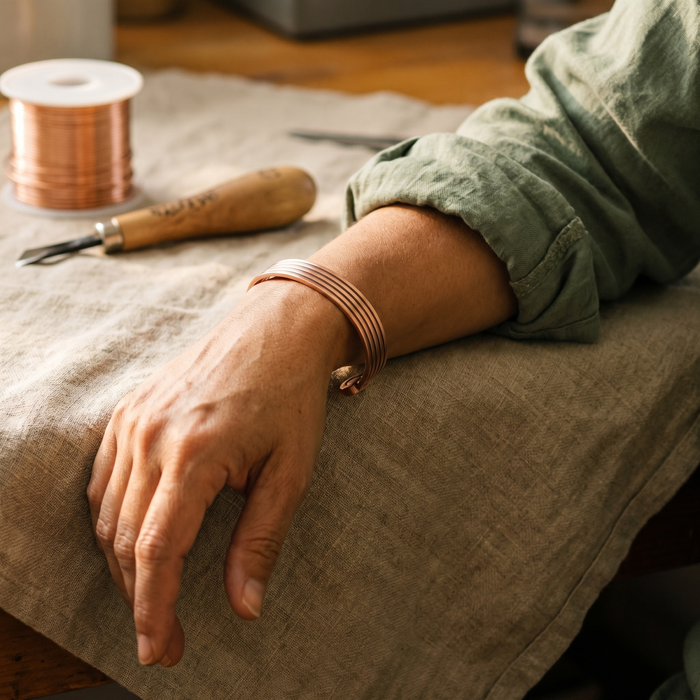 Bracelet en cuivre Ridge de Chloé – vue 2