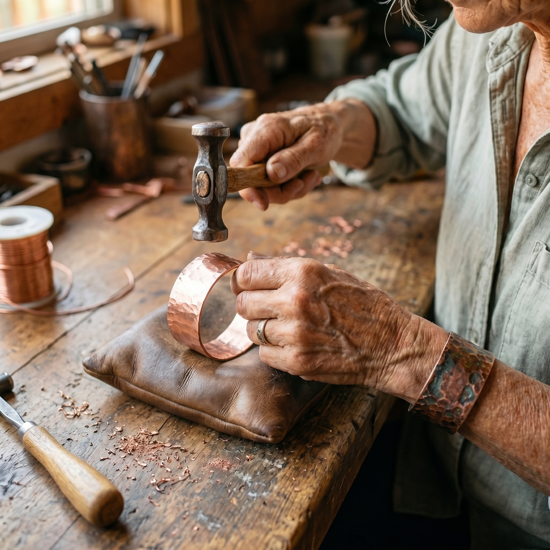 Bracelet en cuivre Anvil de Chloé – vue 4