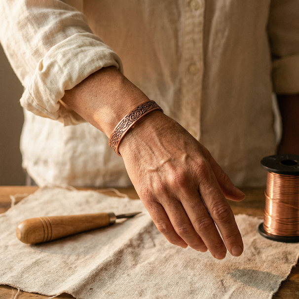 Bracelet en cuivre Flow de Chloé – vue 2