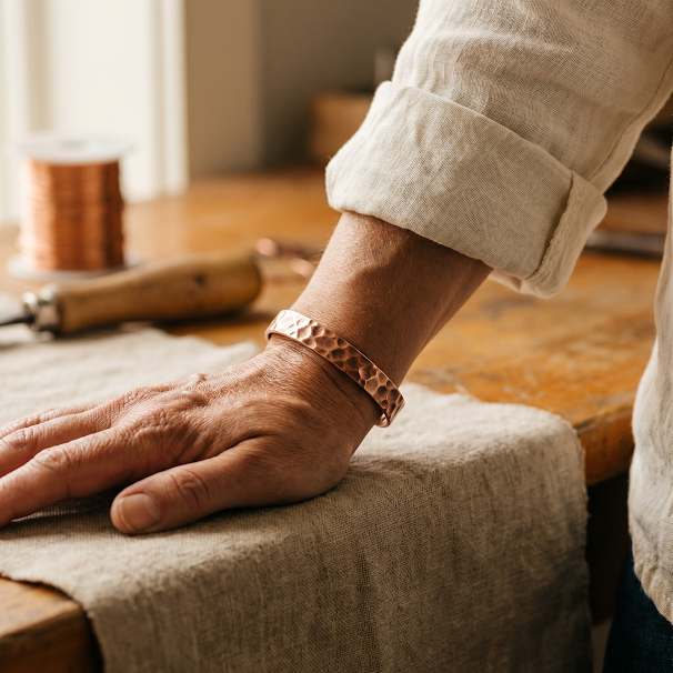Bracelet en cuivre Furrow de Chloé – vue 2