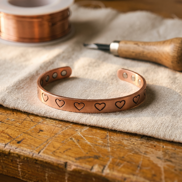 Bracelet en cuivre Hearth de Chloé