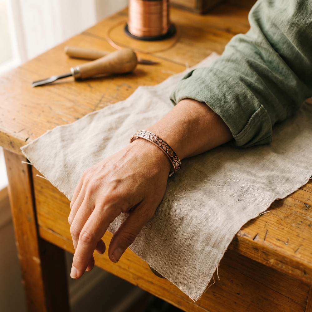 Bracelet en cuivre Vine de Chloé – vue 2