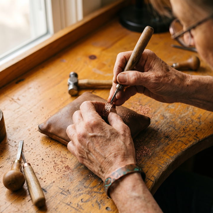 Bague en cuivre Burr de Chloé – vue 2