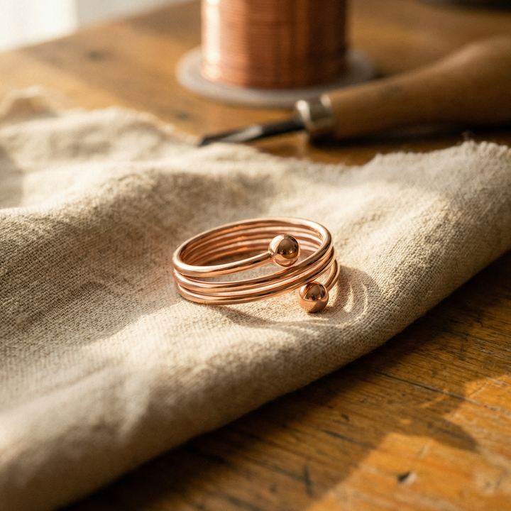 Bague en cuivre Silt de Chloé