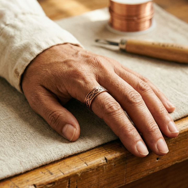 Bague en cuivre Char de Chloé – vue 2