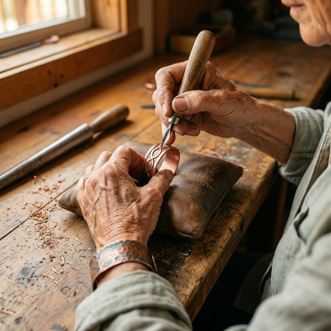 Bague en cuivre Char de Chloé – vue 4