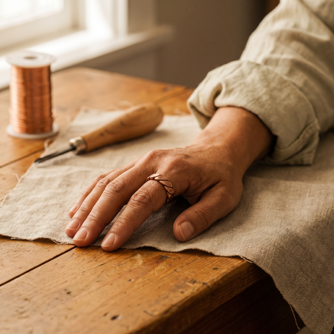 Bague en cuivre Knap de Chloé – vue 2