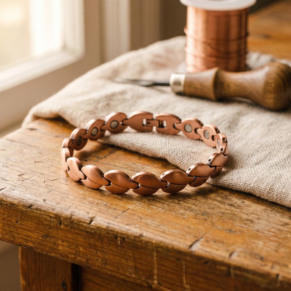 Bracelet de cheville en cuivre Marsh de Chloé – vue 2