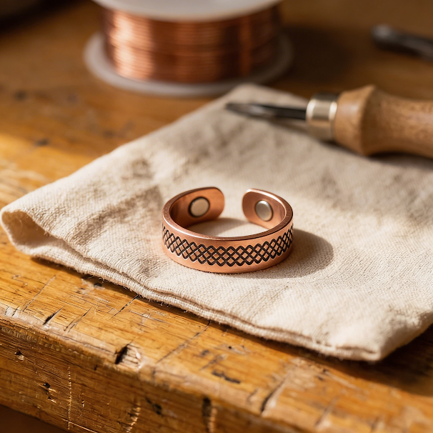 Bague en cuivre Grid de Chloé